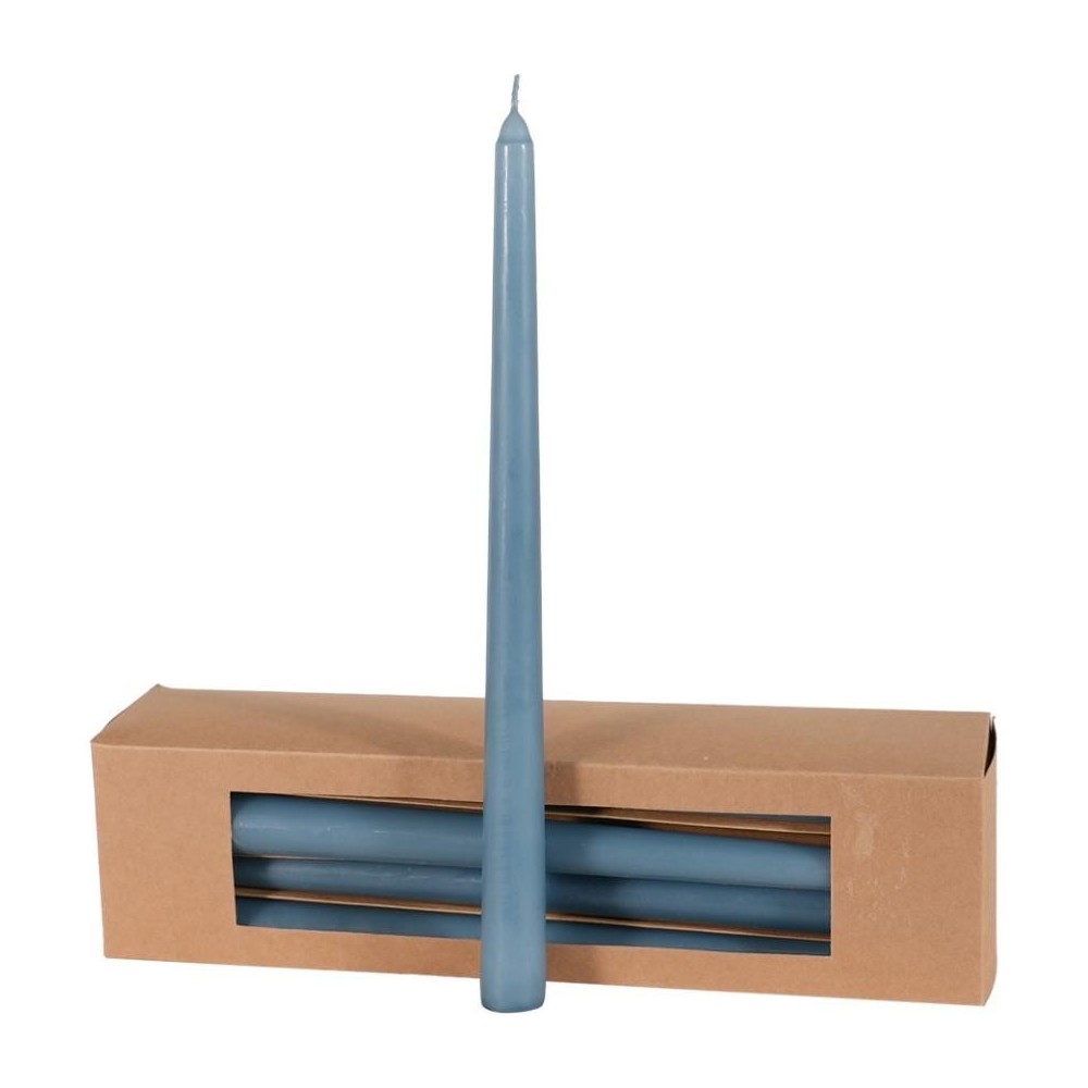 CANDELA CONICA H.300MM D.21MM. BLUE